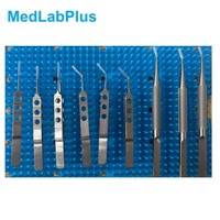 Micro-pinces pour greffe de cheveux, extraction et implantation des follicules capillaires, pinces en acier inoxydable, ensemble de 4 pièces, pince réglable