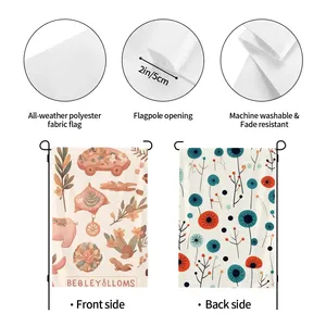 Banderas de jardín ligeras y grandes con imagen personalizada Decoraciones de patio al aire libre - Product Image 6