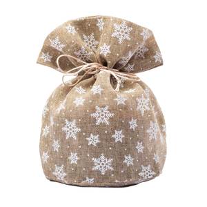 Bolsa de lona natural y cristal Panettone 35 cm x diámetro 23 cm - Product Image 1