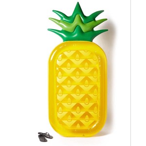 Grand flotteur de piscine gonflable en PVC <span class=keywords><strong>vert</strong></span> de 5 pieds en forme d'ananas pour piscine - Product Image 3