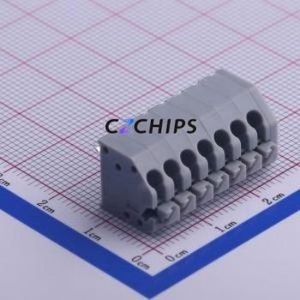 KF250-3.5-7P-2 Spring Terminal Block Through hole Component (THT),P=3.5mm Connector 3.5mm 7P 7 5A - Product Image 1
