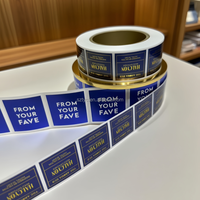 Étiquettes personnalisées en PVC imperméable, impression couleur CMYK, logo de produit personnalisé pour les bougies