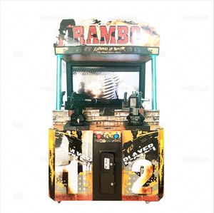 Machine de jeu à monnayeur, grande machine de tir pour adultes, simulateur de tir arcade Rambo Stallone - Product Image 1
