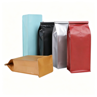 Sachet refermable mat à fermeture éclair pour noix et snacks, emballage hermétique