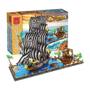 Blocs de construction de bateau à construire, nouvelle collection 031002, <span class=keywords><strong>Barracuda</strong></span> Booty Bay, à vendre - Product Image 1