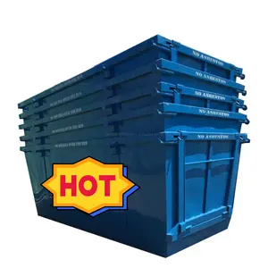 1.5m Recycling Trailer Skip Bins Crane Trash Skip