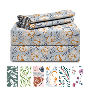 헤니에모 로우 모크 맞춤 침구 세트 침대 시트 더블 침대 시트 - Product Image 1