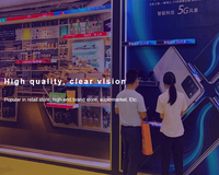 GOB modul layar Display LED HD penuh warna untuk plang dan Display Digital dalam ruangan