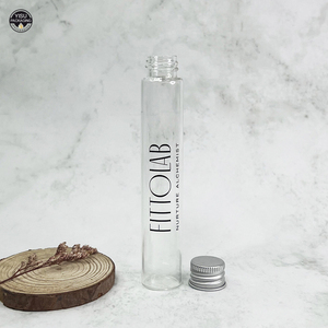 High Quality Clear Black Glass <strong>Tube</strong> With Screw Cap 20mm Dia <strong>X</strong> 110mm Height - Product Image 5