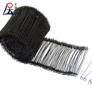 Fil <span class=keywords><strong>de</strong></span> ligature galvanisé personnalisé à double boucle, attaches souples pour barres d'armature, fil <span class=keywords><strong>de</strong></span> ligature pour jardin - Product Image 2