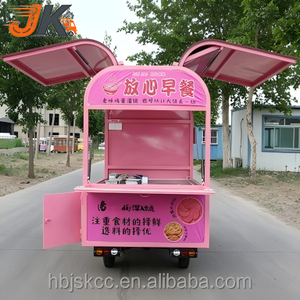 Chariot de barbecue commercial mobile multifonctionnel électrique à 3 roues avec cadre en acier inoxydable pour le petit-déjeuner et le marché nocturne - Product Image 5
