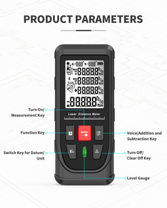 Télémètre <span class=keywords><strong>laser</strong></span> numérique portable OEM ODM pour intérieur, télémètre <span class=keywords><strong>laser</strong></span> de poche 50m <span class=keywords><strong>120m</strong></span>, télémètres <span class=keywords><strong>laser</strong></span> polyvalents - Product Image 2