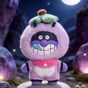 Vente en gros : Boîte mystère de poupées pendentifs en peluche authentiques <span class=keywords><strong>Genki</strong></span> Anpanman Fruits Pajama Party, Jouets en peluche doux pour filles - Product Image 3