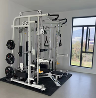 Équipement de gymnastique multifonctionnel commercial entraînement intégré Smith Machine Squat poitrine épaule exercice musculation entraîneur