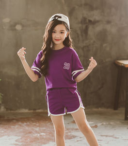 Fournisseur chinois en gros de vêtements de sport pour filles, enfants et adolescents, ensemble de vêtements pour enfants, achat en ligne - Product Image 3