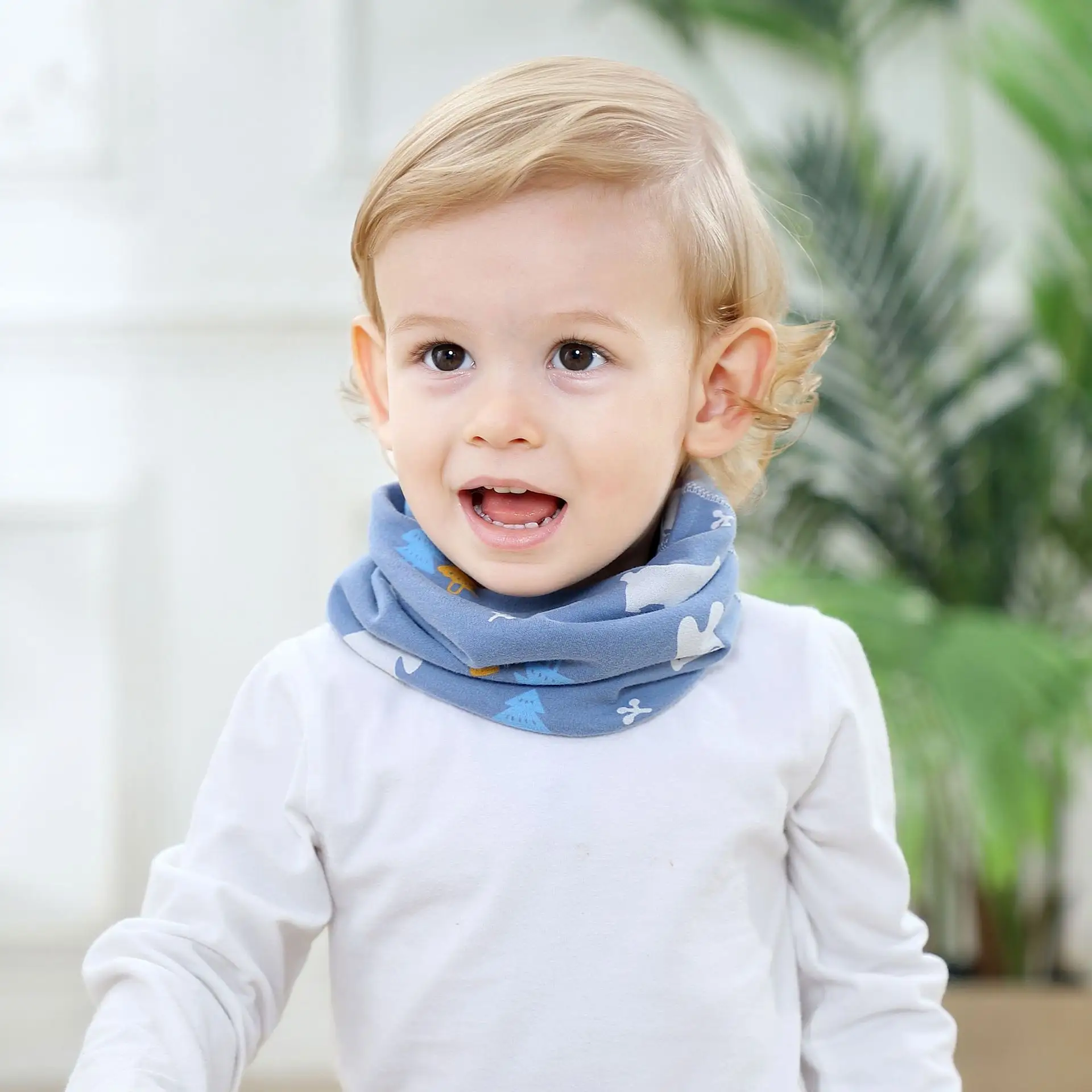 Children's scarf bib wrap Baby scarf warm neck wrap