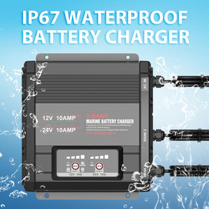 IP67 Étanche <span class=keywords><strong>Meilleur</strong></span> Vendeur Usine Fabricant 12V 10A + 24V 10A Humide Plomb Acide AGM LiFePO4 Lithium <span class=keywords><strong>Marine</strong></span> <span class=keywords><strong>Chargeur</strong></span> Intégré 2 BANK - Product Image 4