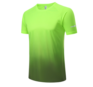 T-shirt de course professionnel à manches courtes en tissu respirant, léger, doux pour la peau, évacuant l'humidité et à séchage rapide - Product Image 4