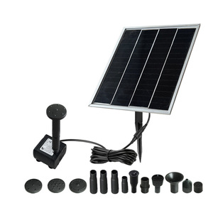 Solar Powered Fountain Pump 6W Outdoor Garden Water Feature Floating Pool Bird Bath Courtyard Decor ABS Material - Product Image 1
