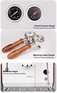 <span class=keywords><strong>2025</strong></span> Máy pha cà phê eespresso bán tự động chuyên nghiệp với một nhóm Máy pha cà phê Espresso hai đầu thương mại - Product Image 5