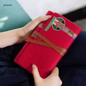 Cuaderno de Fieltro de Lana Personalizado con 6 Anillas y Banda Elástica, Tamaños A5 y A6, Precio de Fábrica al por Mayor - Product Image 3