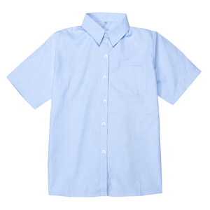 Camisa Escolar de Manga Larga con Cuello Alto para Niñas de Secundaria, la Más Vendida, de Poliéster/Algodón (POLYVISCOSE) - Product Image 1