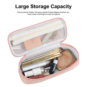 Grande trousse à crayons Grande capacité Sac à crayons Grande <span class=keywords><strong>pochette</strong></span> de rangement Organisateur de stylos Simple Papeterie Sac Taille: 235X105X50mm - Product Image 3