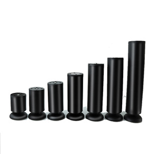 Patas de Muebles de Acero Inoxidable Ajustables, Soporte para Gabinetes, Camas y Sofás, Diseño Moderno Resistente, Color Negro GJ50 - Product Image 2