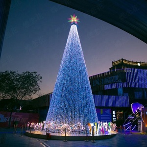 Tùy Chỉnh 7M 8M 9M 10M 12M Khổng Lồ Sáng Cây Giáng Sinh Thương Mại Hiển Thị Cho Trung Tâm Khách Sạn Sân Bay Trang Trại Khu Nghỉ Mát - Product Image 3