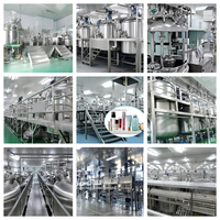 Agitateur homogénéisateur en acier inoxydable pour la production de shampoing, détergent et savon liquide, avec pompe à moteur et configuration mobile