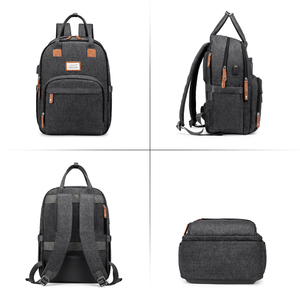 Sac à dos pour <span class=keywords><strong>ordinateur</strong></span> portable LOVEVOOK&REALER en polyester résistant à l'eau avec chargement USB, sac de transport décontracté pour <span class=keywords><strong>ordinateur</strong></span>, sac à dos de voyage - Product Image 3