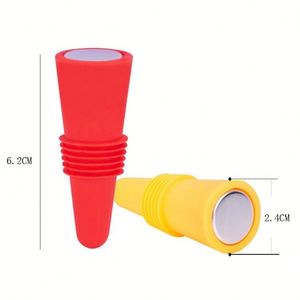 Food-grade Silicone <b>Wine</b> <b>Stopper</b>, <b>Wine</b> Spout, Decanter, Stainless Steel <b>Wine</b> Bottle <b>Stopper</b> - Product Image 1