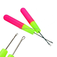Usine en gros poignée en plastique Dreadlock Crochet crochet bricolage outils de coiffure loquet crochet Crochet aiguilles pour Extension de cheveux