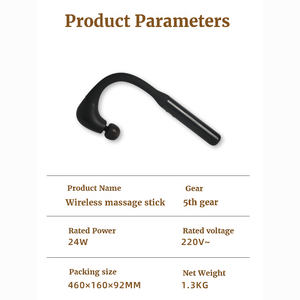 Pistola de masaje de tejido profundo profesional con mango extendido Alivio del dolor Vibración Fascia Relaxa Hammer - Product Image 6