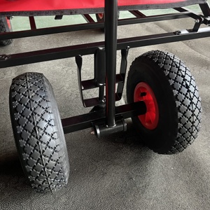 Carrito de Camping Plegable para Exteriores, Playa y Picnic, con <span class=keywords><strong>Ruedas</strong></span> Neumáticas, en Oferta - Product Image 5