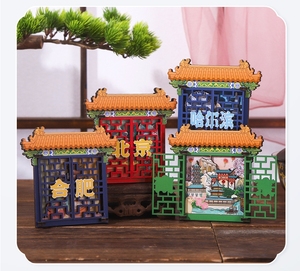 Magnete per frigorifero in legno con Logo personalizzato per la fabbrica di tacchini di pechino inghilterra, affascinante magnete per frigo in legno - Product Image 2