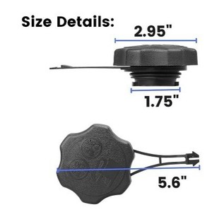 Bouchon de réservoir de carburant 594061 pour moteurs 675EXi 725EXi, pièce de rechange en plastique - Product Image 2