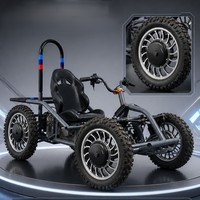 UTV Todoterreno Eléctrico 4x4 de 60V y 8000W, Go-Kart, Buggy Eléctrico para Dunas, Personalización OEM para Uso en Playa, Montaña y Granja