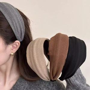 Serre-tête large haut de gamme pour <span class=keywords><strong>femme</strong></span> – Nouveau style de luxe pour le lavage du <span class=keywords><strong>visage</strong></span> et le port quotidien – Accessoire de mode pour cheveux - Product Image 1