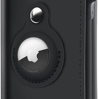 Porte-cartes en cuir véritable pour homme avec étui en aluminium anti-RFID