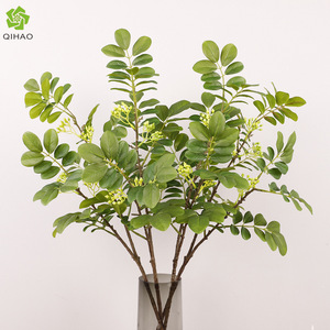 Petite plante artificielle flocon de neige en plastique, décoration intérieure, feuilles très réalistes pour la maison, l'hôtel, ou comme cadeau - Product Image 5