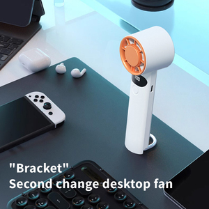 Ventilateur portable USB rechargeable personnalisé avec logo, mini ventilateur turbo, idéal comme cadeau, vente en gros - Product Image 5