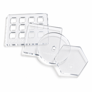 Service de découpe laser de panneaux acryliques transparents sur mesure, feuille de plastique transparente avec trous pour équipement - Product Image 2