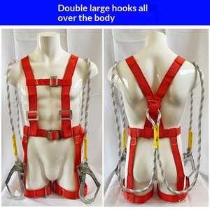 High-altitude operation national standard safety belt double back double hook whole body five-point manufacturer anti-falling - Product Image 6