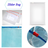 Sacs coulissants en PE de qualité supérieure, vente directe d'usine chinoise, pochettes d'emballage en plastique transparent, impression de logo personnalisée et taille flexible