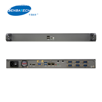 Boîtier de serveur en rack 1u Boîtier électronique en aluminium pour serveur en rack 1u Fabricant chinois Prix bas à vendre Boîte d'amplificateur à chaud
