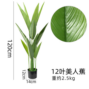 Bionic <span class=keywords><strong>Canna</strong></span> Lily Greenery Sala de estar Pieza decorativa grande de pie Árbol artificial para paisajismo Árbol de imitación sintético - Product Image 5