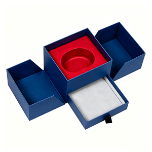 Caja de Regalo de Cartón Rígido de Primera Calidad OEM con Doble Puerta, Logotipo Personalizado e Inserto de Esponja, Empaque Ecológico para Cosméticos y Joyería - Product Image 1
