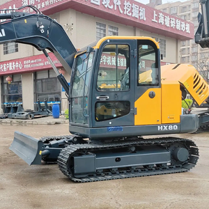 Excavadora pequeña de 8 toneladas Hyundaian X80 de segunda mano con motor 0,32 m³ Capacidad del cucharón 36,2 kW Potencia Buen estado a la venta - Product Image 3