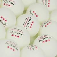 Pelotas de Tenis de Mesa HUIESON 3 Estrellas, 50/100 Unidades, ABS 40+, Material Nuevo, Duraderas, para Entrenamiento Diario